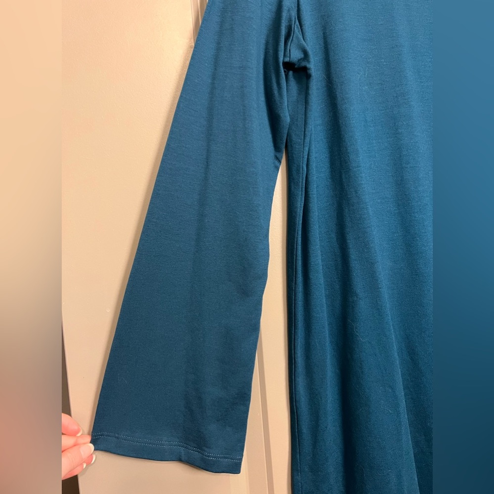 Eileen Fisher Jewel Neck Jersey Knit Dress - Picture 3 of 7